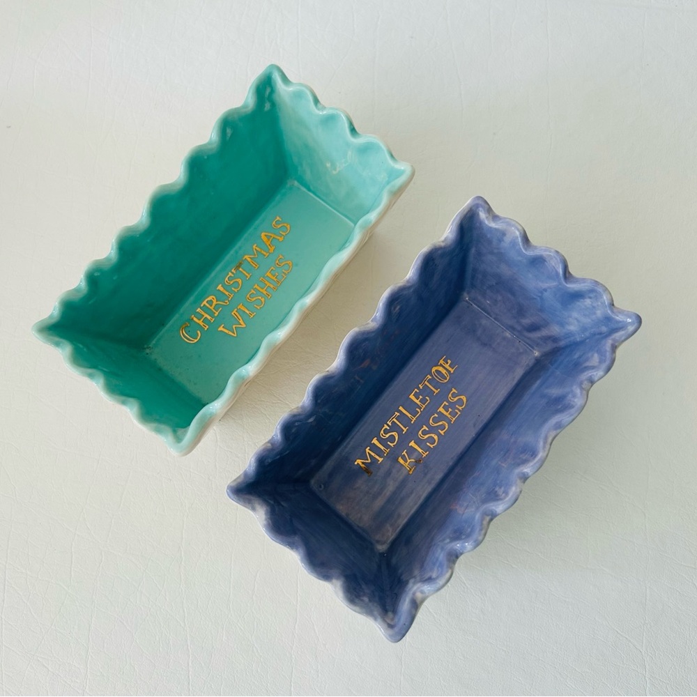 Anthropologie L’Hiver Mini Loaf Pan Set/2
